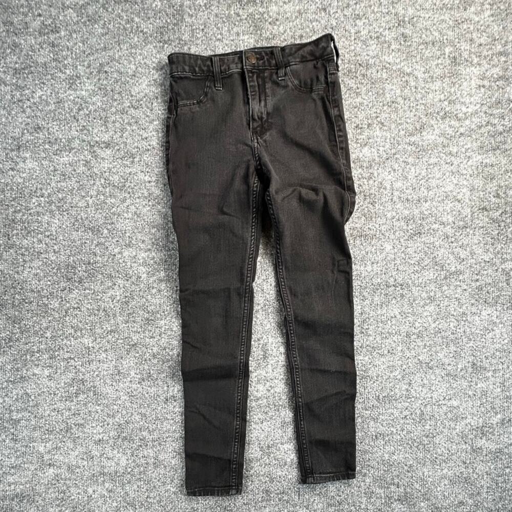 Hollister Women’s 1S W25 L26 Black High Rise Jean Leggings Skinny Stretch